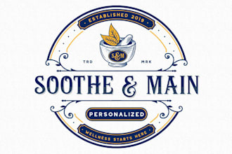do health, supplements, nutrition, wellness logo design