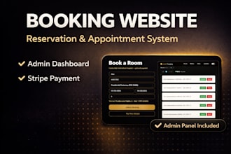 build a booking website with reservation and appointment system
