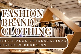 design investor ready UK USA ca fashion brand clothing business plan pitch deck