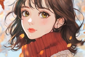 draw a anime character