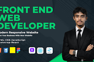 design and code modern responsive front end websites