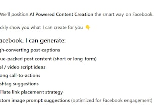 use ai to generate for you marketing content accross all social networks