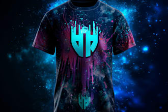 do modern t shirt logo design custom graphic tees and unique typography design