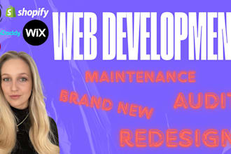 create, audit, redesign and maintain your website