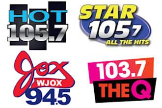 do a radio airplay promotion no hot 105 radio