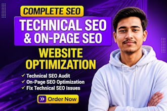 technical SEO, website audit, onpage and google search console indexing
