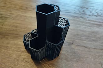 3d print your cad design in high quality pla and send it