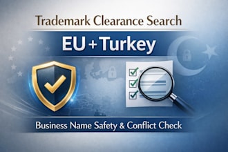 do trademark clearance search eu and turkey brand conflict check