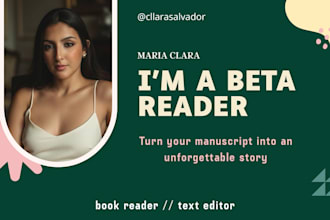 beta read and critique your manuscript