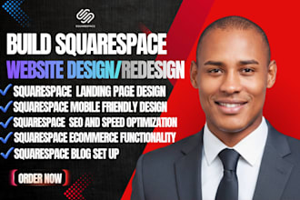 build squarespace website design, redesign, edit, rebuild squarespace website