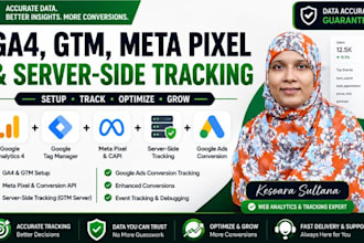 fix your broken ga4, GTM and meta pixel tracking for accurate ad data