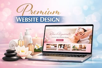 design squarespace spa, skincare, beauty, med spa, salon and massage website