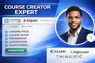 build, migrate or clone your online course in course creator 360, kajabi or gohi