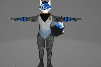 make custom vrchat avatar vrc avatar 3d avatar furry avatar, nsfw avatar