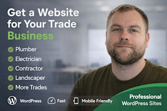 build a website for plumbers electricians and trades