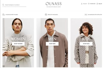 build ecommerce web react app