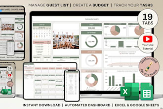 create custom CRM spreadsheet microsoft excel spreadsheet, macros, kpi dashboard