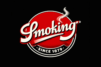 draw corporate beautiful smoking brand logo for your business