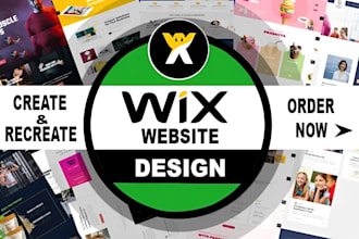 redesign wix website design update, fix wix edit wix website new startup website
