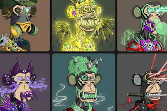 create nft art collection 1k 5k 10k pfp crypto pixel nft traits metadata