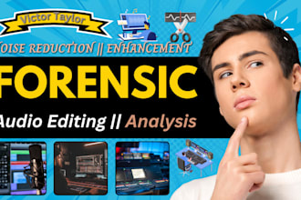 do a forensic audio editing by removing background noise using adobe audition