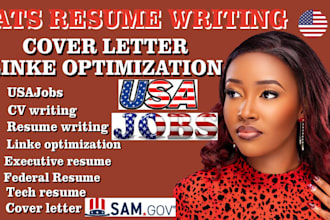 write professional ats resume, cover letter, linkedin optimization, CV writing