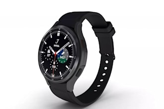 create  custom 3d watch 3d watch model 3d watch design and 3d rendering
