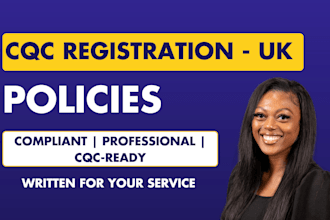 create your cqc registration policies and business compliance documents UK