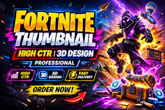 create 3d fortnite creative map thumbnail for uefn