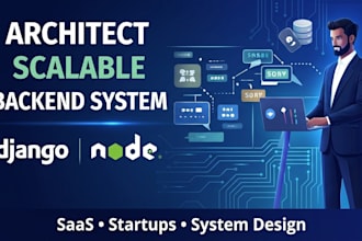 architect scalable backend system using django or node js