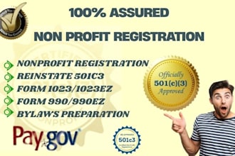 do your nonprofit 501c3 and secure tax exempt status, non profit registration