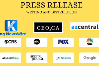 press release writing with press release distribution