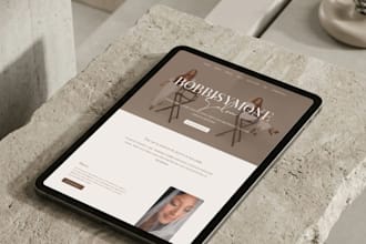 design a website landing page