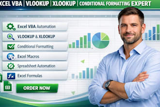 create excel vba, vlookup, xlookup and conditional formatting