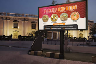 design signage, yard sign, billboard, banner and signboard design