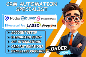 setup housecall pro zbuyer podio lasso crm propertypulse firepoint dubsado crm