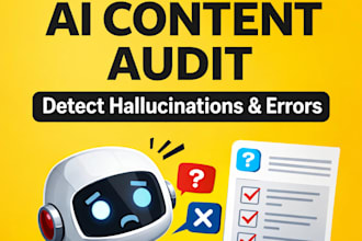 audit your ai content for hallucinations and factual errors