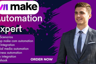 make com make automation inetgromat made com make api integration make scenario