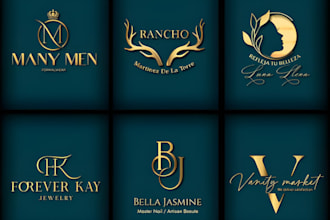 do a luxury minimalist logo design for your business