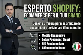 design a premium shopify ecommerce store for your brand