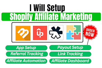 setup shopify affiliate marketing uppromote referralcandy bixgrow goaffpro jaka