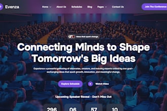 build squarespace conference website event landing ticket registration website