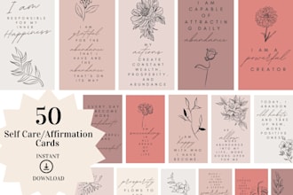 design christian affirmation card, scripture flashcards, motivational cards