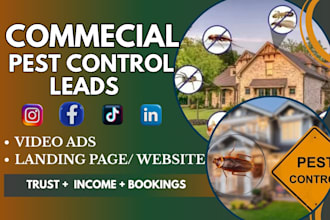 commercial pest control leads generation pest control facebook google ads setup