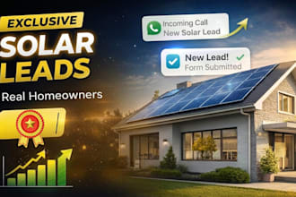 generate exclusive solar leads in with meta facebook ads