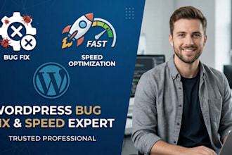 fix wordpress errors, bugs and optimize your website speed