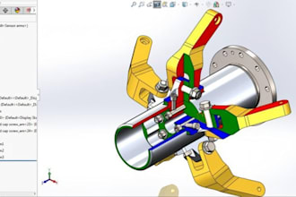 build parametric cad assemblies for manufacturing using solidworks fusion 360