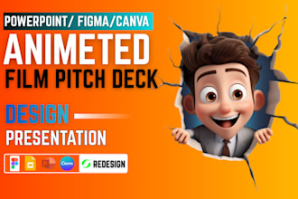 design movie pitch deck film animated film pitch deck TV series show screenplay