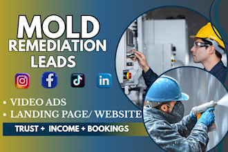 mold remediation leads marketing mold removal leads facebook google instagram ad