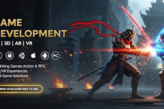 do unity 3d games mobile games ar VR apps and complete game development